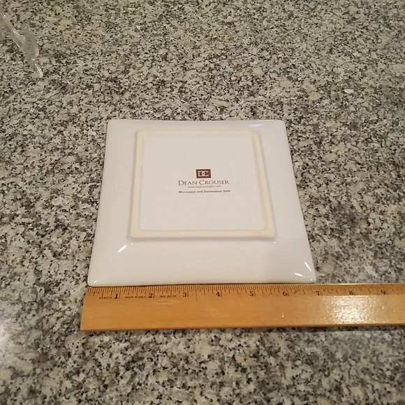 Dean Crouser Watercolor Bird White Ceramic Snack Tray - Picture 5 of 6